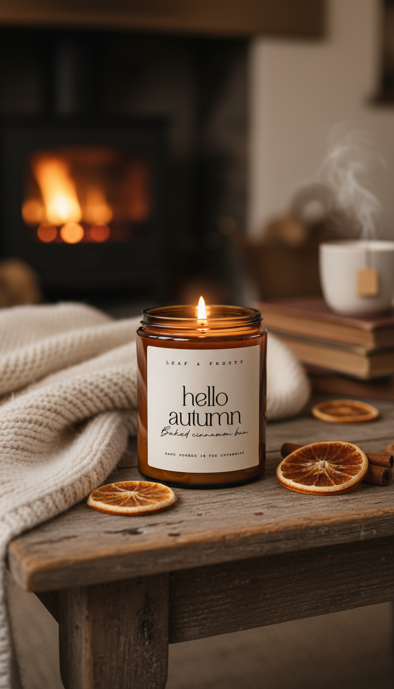 HELLO AUTUMN -Apothecary Candle